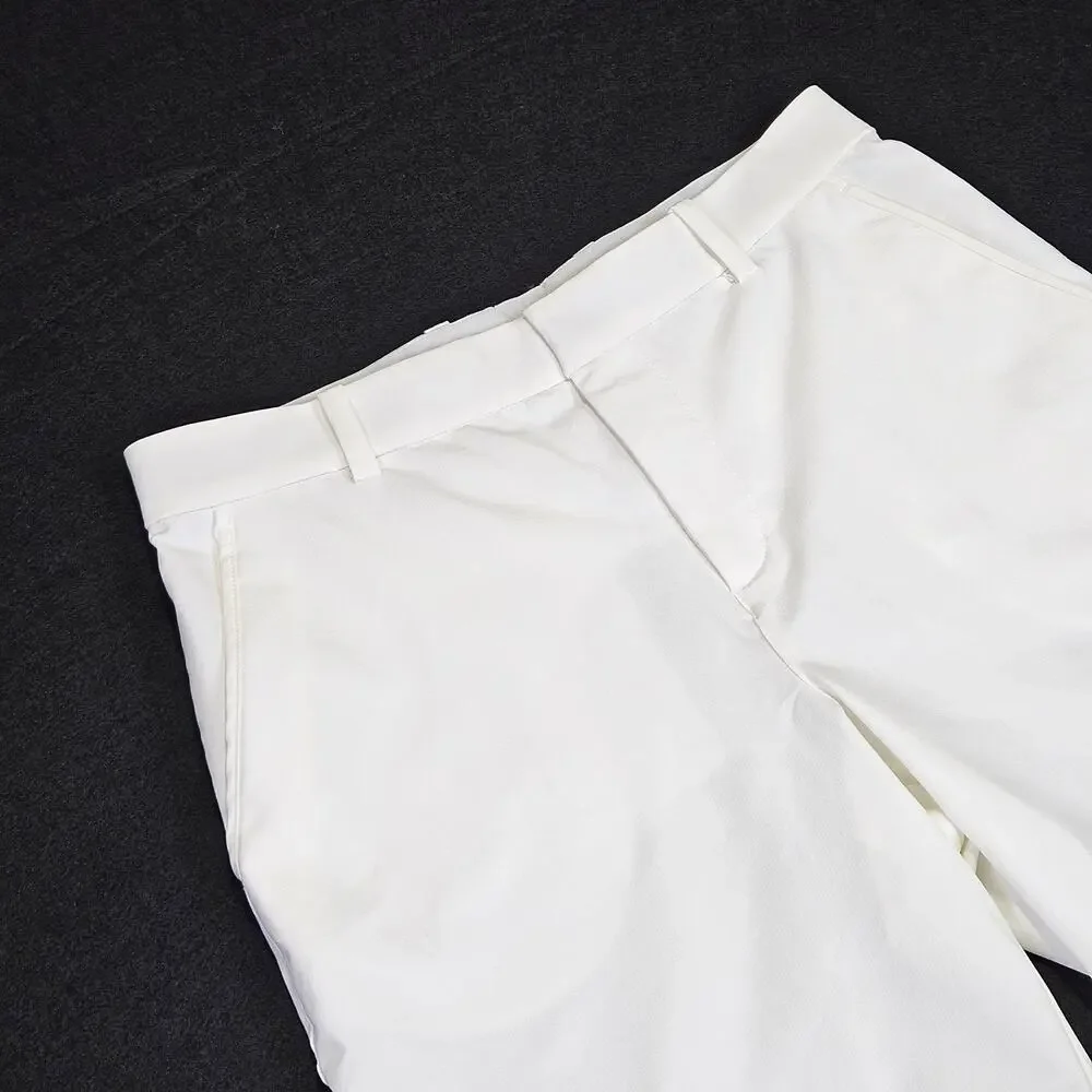 Nike Golf Victory Shorts Mens 33 M White Resortwear Stretch Performance FZ7637